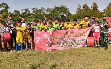 Peran Serta Para Babinsa Dalam Memeriahkan Semarak Hari Proklamasi Kemerdekaan Republik Indonesia yang ke 78