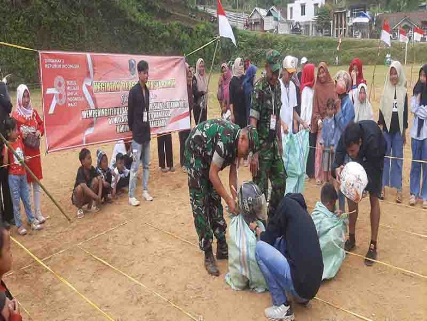 Tidak Kalah Heboh Ibu-ibu juga Ramaikan Pesta Hari Proklamasi Kemerdekaan Republik Indonesia