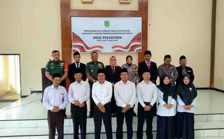 Pgs Danramil 17 Wanayasa Hadiri Pengambilan Sumpah dan Pelantikan Anggota BPD