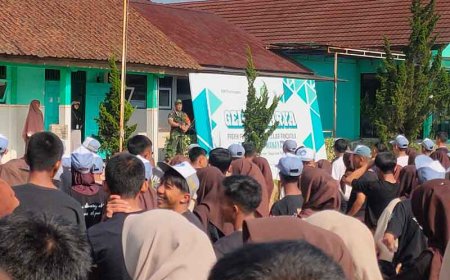 Tanamkan Sikap Disiplin dan Pembentukan Karakter Babinsa Lakukan Projek Penguatan Profil Pelajar Pancasila