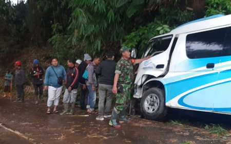 Kecelakaan Kembali Terjadi di Tanjakan Sikelir Kecamatan Wanayasa
