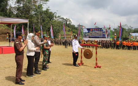 Pj  Bupati Banjarnegara Membuka kegiatan TMMD Sengkuyung Tahap III