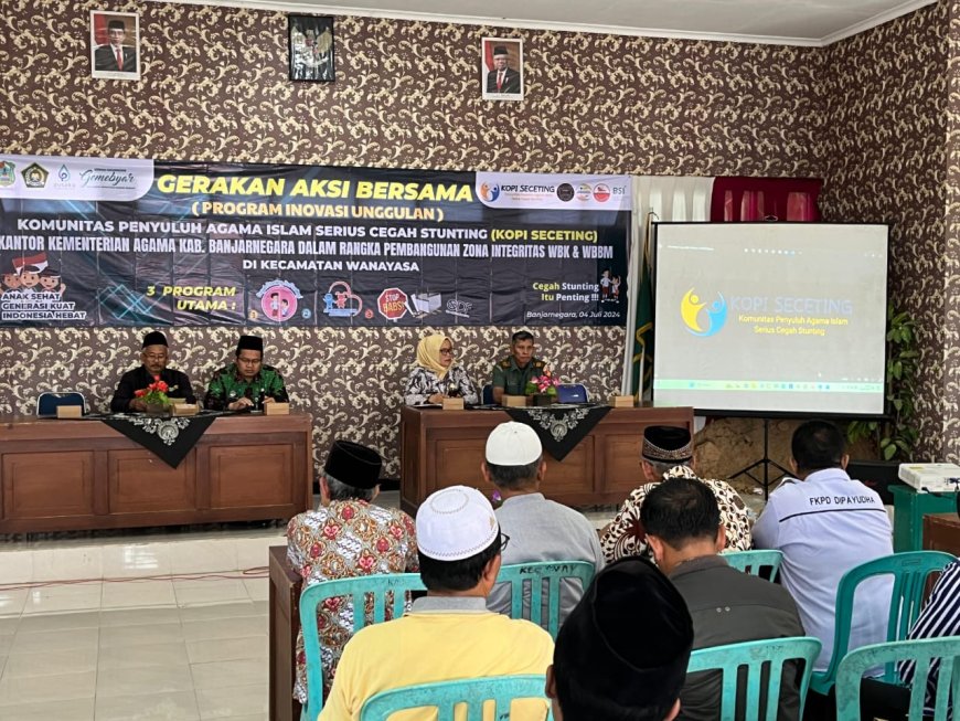 Peduli Stunting Danramil Hadiri Undangan KOPI SECETING