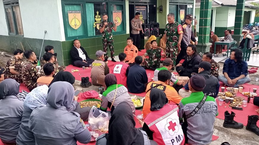 Ramai Ramai Sambangi Koramil 17/Wanayasa Untuk Semarakan HUT TNI Yang Ke- 80